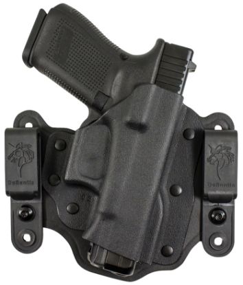 Picture of Desantis Gunhide 160Ka8bz0 Hidden Truth Aiwb Black Kydex Belt Clip Fits Glock 43/43X Right Hand 