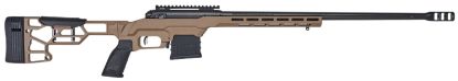 Picture of Savage Arms 57696 110 Precision 6.5 Creedmoor 10+1 24", Matte Black Rec/Barrel, Flat Dark Earth Cerakote Mdt Lss Xl Chassis, Polymer Grip, Left Hand 