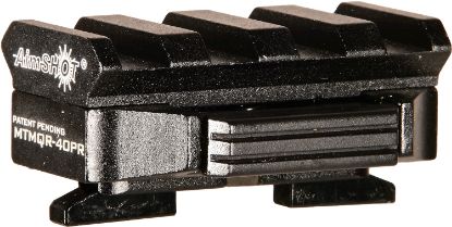 Picture of Aimshot Mtmqr40pr M-Lok Adapter Quick Release Black Anodized Aluminum, Picatinny Rail Mount 