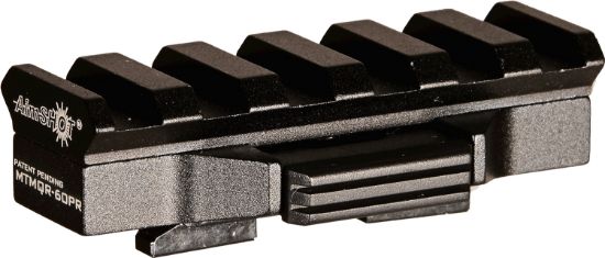 Picture of Aimshot Mtmqr60pr Quick Release M-Lok Adapter Picatinny Rail Black Anodized 