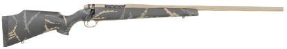 Picture of Weatherby Mam05n65cmr6b Mark V Accumark Ltd 6.5 Creedmoor 4+1 22" Barrel, Burnt Bronze Cerakote Finish, Gray/Brown Accent Black Fixed Monte Carlo Stock 