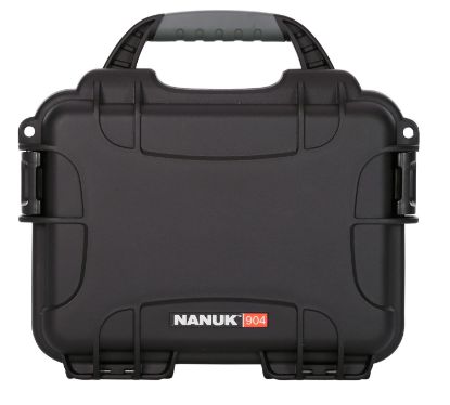 Picture of Nanuk 904-1001 904 Waterproof Black Resin With Foam Padding & Airline Approved 8.40" L X 6" W X 3.70" H Interior Dimensions 