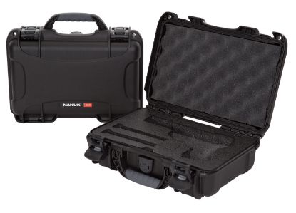 Picture of Nanuk 909Clasg1 909 Classic Gun Case Waterproof & Airline Approved Black Polyethylene W/ Closed-Cell Foam 11.44" L X 7" W X 3.68" H Interior Dimensions 