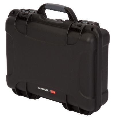 Picture of Nanuk 9101001 910 Waterproof Black Resin With Foam Padding & Airline Approved 13.20" L X 9.20" W X 4.10" H Interior Dimensions 