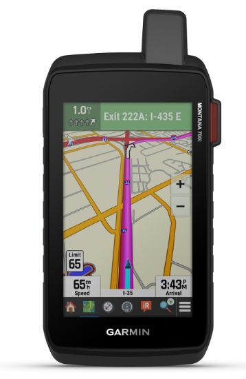 Picture of Garmin 0100234710 Montana 700I Gps Navigation Black Rechargeable Li-Ion Battery Bluetooth/Ant+ 