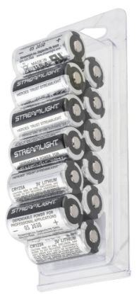 Picture of Streamlight 85177 Cr123a Lithium Batteries Silver/Black 3 Volts (12) Single Pack 