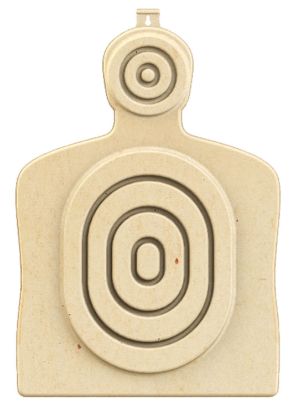 Picture of Birchwood Casey 3Dtgtbtt Torso Target 31.25" H X 21.25" W X 1" D 3D Bullseye Tan 3 Per Pack 