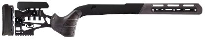 Picture of Woox Shchs00106 Furiosa Chassis Midnight Gray Aluminum Chassis With Adjustable Cheek Long Action Right Hand For Remington 700 Bdl 