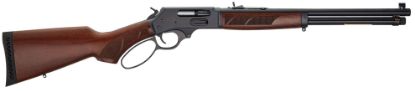 Picture of Henry H010g Side Gate 45-70 Gov Caliber With 4+1 Capacity, 18.43" Barrel, Overall Blued Metal Finish, American Walnut Stock & Large Loop, Right Hand (Full Size) 