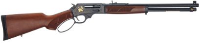 Picture of Henry H010gwl Side Gate Wildlife 45-70 Gov Caliber With 4+1 Capacity, 18.43" Barrel, Overall Blued Metal Finish, Fancy American Walnut Stock & Large Loop, Right Hand (Full Size) 