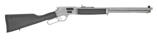 Picture of Henry H012gcaw Big Boy All Weather Side Gate 45 Colt (Lc) Caliber With 10+1 Capacity, 20" Barrel, Satin Hard Chrome Metal Finish & Stained Hardwood Stock, Right Hand (Full Size) 