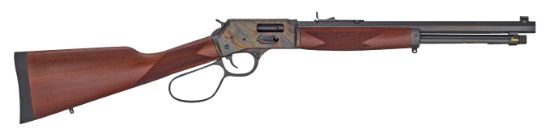 Picture of Henry H012gcrcc Big Boy Carbine Side Gate 45 Colt (Lc) Caliber With 7+1 Capacity, 16.50" Blued Barrel, Color Case Hardened Metal Finish & American Walnut Stock, Right Hand (Full Size) 