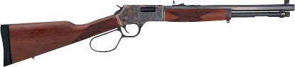 Picture of Henry H012grcc Big Boy Carbine Side Gate 44 Mag Caliber With 7+1 Capacity, 16.50" Blued Barrel, Color Case Hardened Metal Finish & American Walnut Stock, Right Hand (Full Size) 