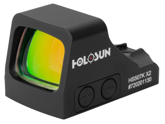 Picture of Holosun Hs507kx2 Hs507k X2 Black Anodized 0.58 X 0.77 2 Moa Red Dot/32 Moa Red Circle Multi Reticle 