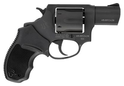 Picture of Taurus 285621 856 *Ca Compliant Small Frame 38 Special 6Rd 2" Matte Black Carbon Steel Barrel, Cylinder & Frame, Black Finger Groove Rubber Grip, Transfer Bar Safety 