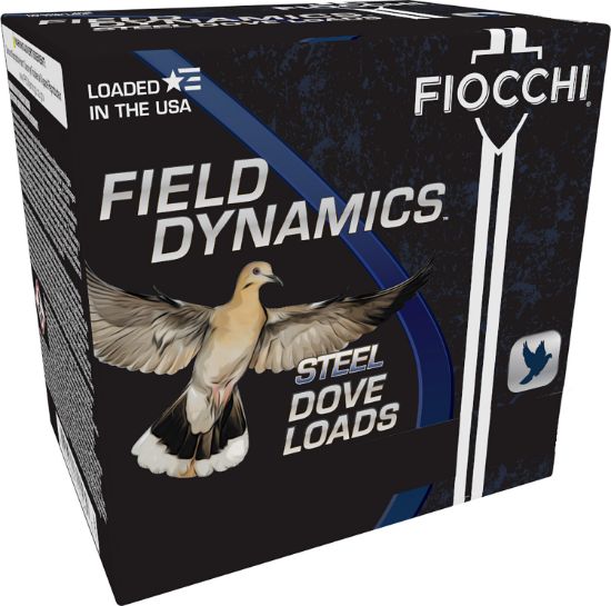 Picture of Fiocchi 12Dls187 Field Dynamics Dove & Quail 12 Gauge 2.75" 1 1/8 Oz 7 Shot 25 Per Box/ 10 Case 