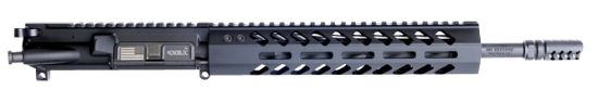 Picture of Hm Defense 125Mbup556 Monobloc Upper 223 Rem, 5.56X45mm Nato 12.50" Black Cerakote Barrel, 7075-T6 Aluminum Black Anodized Receiver, 10.37" M-Lok Free-Float Handguard For Ar-15 Pistol 