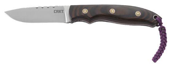 Picture of Crkt 2861 Hunt'n Fisch 2.99" Fixed Plain Satin 9Cr18mov Ss Blade/Multi-Color G10 Handle Includes Lanyard/Sheath 