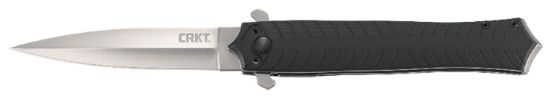 Picture of Crkt 2265 Xolotl 3.64" Folding Spear Point Plain Satin 4116 Stainless Steel Blade/Black G10 Handle Includes Pocket Clip 