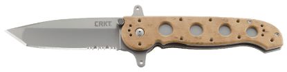 Picture of Crkt M16-14Zsf M16 14Zsf 3.99" Folding Tanto Part Serrated Bead Blasted Aus-8A Ss Blade/Desert Camo Grn Handle Includes Pocket Clip 