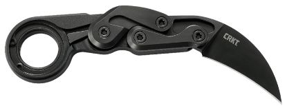 Picture of Crkt 4042 Provoke First Responder 2.41" Folding Plain Black Tin D2 Steel Blade/Black Aluminum Handle Includes Sheath 