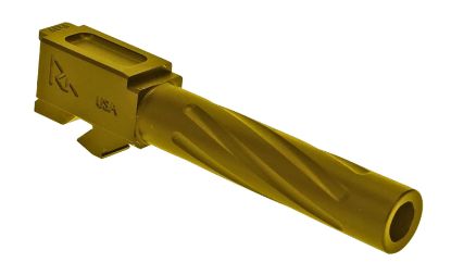 Picture of Rival Arms Ra20g101e Precision V1 Drop-In Barrel 9Mm Luger 4.49" Gold Pvd Finish 416R Stainless Steel Material For Glock 17 Gen3-4 