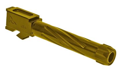 Picture of Rival Arms Ra20g202e Precision V1 Drop-In Barrel 9Mm Luger 4.02" Gold Pvd Finish 416R Stainless Steel Material With Threading For Glock 19 Gen3-4 