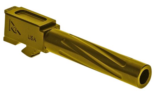 Picture of Rival Arms Ra20g203e Precision V1 Drop-In Barrel 9Mm Luger 4.02" Gold Pvd Finish 416R Stainless Steel Material For Glock 19 Gen5 