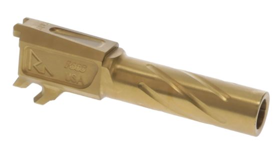 Picture of Rival Arms Ra20p101e Precision Drop-In Barrel 9Mm Luger 3.70" Gold Pvd Finish 4340H Steel Material For Sig P365xl 