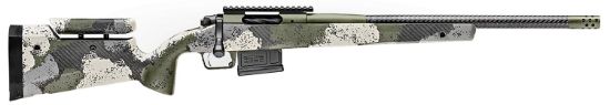 Picture of Springfield Armory Baw9206cmcfga 2020 Waypoint 6Mm Creedmoor 5+1 20" Cf Evergreen Camo Hybrid Profile W/Adj Cheek Comb & M-Lok Stock Mil-Spec Green Cerakote Right Hand 