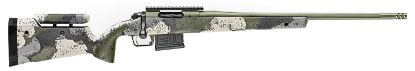 Picture of Springfield Armory Baw92265cmga 2020 Waypoint 6.5 Creedmoor 5+1 22" Evergreen Camo Hybrid Profile W/Adjustable Cheek Comb Stock Mil-Spec Green Cerakote Right Hand 