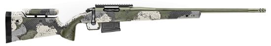 Picture of Springfield Armory Baw92265cmga 2020 Waypoint 6.5 Creedmoor 5+1 22" Evergreen Camo Hybrid Profile W/Adjustable Cheek Comb Stock Mil-Spec Green Cerakote Right Hand 