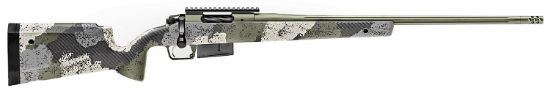 Picture of Springfield Armory Baw92465prcg Model 2020 Waypoint 6.5 Prc 3+1 Cap 24" Mil-Spec Green Cerakote Rec/Barrel Evergreen Camo Carbon Fiber Hybrid Profile With M-Lok Stock Right Hand (Full Size) 