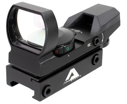 Picture of Aim Sports Rt4s01 Reflex Sight Special Ops Edition Matte Black 1 X 24 Mm X 34 Mm Red/Green Multi Reticle 