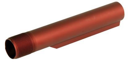 Picture of Lbe Unlimited Mbuf002red Mil-Spec Buffer Tube 6 Position Ar-15 Red 