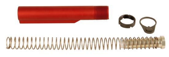 Picture of Lbe Unlimited Milbufktred Mil-Spec Buffer Tube Kit 6 Position Ar-15 Red 