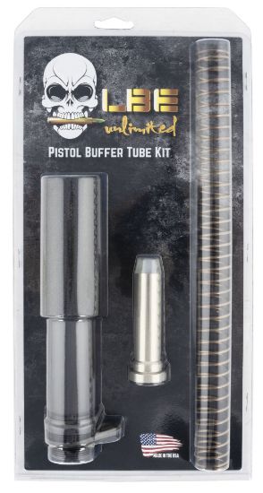 Picture of Lbe Unlimited Pbufktcg Pistol Buffer Tube Kit Gray Ar-Platform 