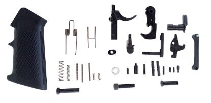 Picture of Lbe Unlimited Ar15lpkt Complete Lower Parts Kit W/Pistol Grip & Trigger Guard Ar-15 Black 