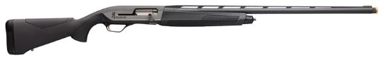 Picture of Browning 011708304 Maxus Ii Sporting 12 Gauge With 28" Barrel, 3" Chamber, 4+1 Capacity, Carbon Fiber Dipped Metal Finish & Hydrographic Dip Carbon Fiber Black Synthetic Stock Right Hand (Full Size) 