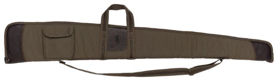 Picture of Browning 1415048452 Laredo Shotgun Case Olive W/ Brown Accents Canvas/Leather 