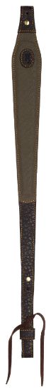 Picture of Browning 12250484 Laredo Sling Made Of Olive Cotton Canvas With Leather Trim 25.50"-35.50" Oal & Adjustable Design For Rifles 