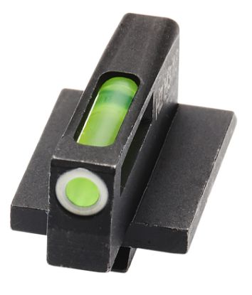 Picture of Hiviz Gpn301 Litewave H3 Tritium/Litepipe Gp100 Front Sight Black | Green Tritium With White Outline Front Sight 