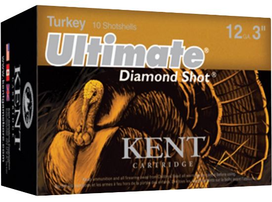 Picture of Kent Cartridge C123tk504 Ultimate Turkey 12 Gauge 3" 1 3/4 Oz 4 Shot 10 Per Box/ 10 Case 