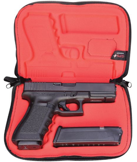 Picture of Gps Bags 907Pc Custom Molded W/ Lockable Zippers Internal Mag Holder & Black Finish For Glock 17/19/22/23/26/27 