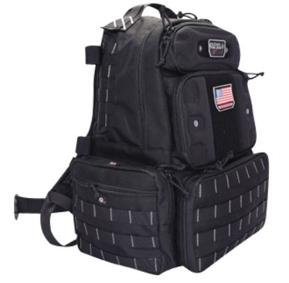 Picture of Gps Bags T1913bpp Tactical Backpack Prym1 Blackout 1000D Polyester 4 Handguns 