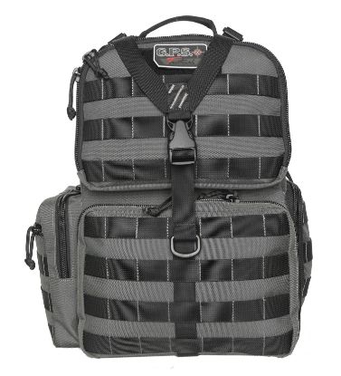 Picture of Gps Bags T1612bpg Tactical Range Backpack Gray 1000D Nylon 3 Handguns 