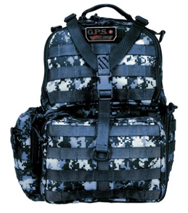 Picture of Gps Bags T1612bpg Tactical Backpack Gray Digital 1000D Nylon 3 Handguns 