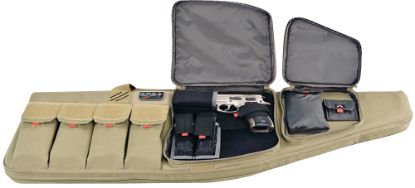 Picture of Gps Bags T42art Tactical Ar Case 42" Tan 1000D Nylon With Mag & Storage Pockets, Lockable Zippers, External Handgun Pocket & Visual Id Storage System 