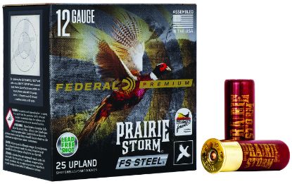 Picture of Federal Pfsx147fs3 Premium Prairie Storm Fs 12 Gauge 2.75" 1 1/8 Oz 3 Shot 25 Per Box/ 10 Case 