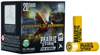Picture of Federal Pfsx207fs3 Premium Prairie Storm Fs 20 Gauge 3" 7/8 Oz 3 Shot 25 Per Box/ 10 Case 